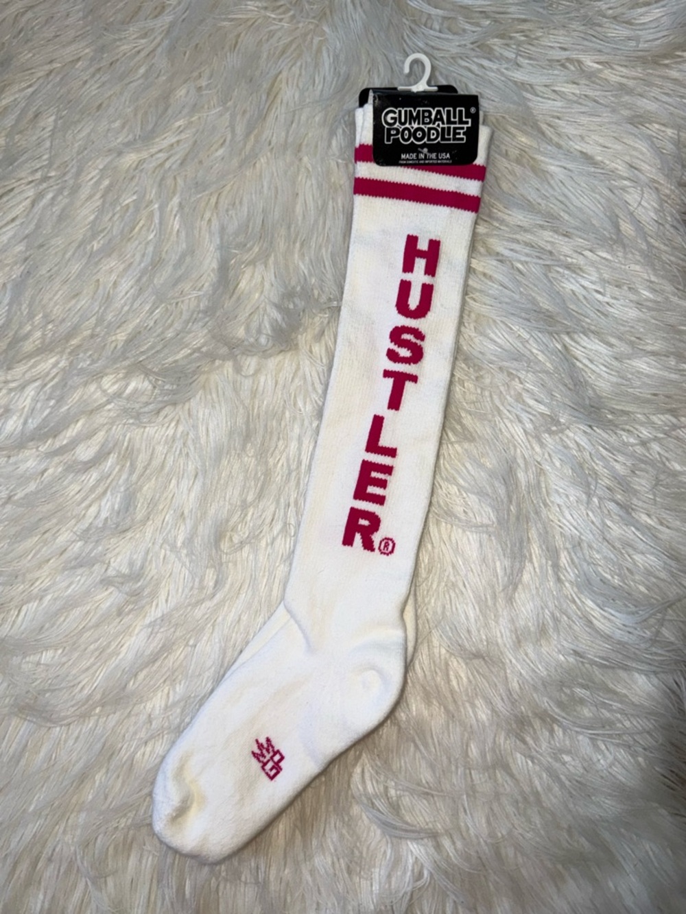 NWT Hustler high socks.